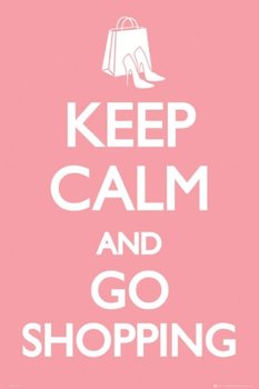 KEEP CALM GO SHOPPING plakat 61x91cm - GB eye