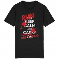 Keep Calm Koszulka Zombie Żywe Trupy Horror