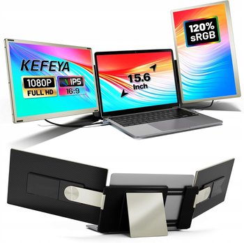 KEFEYA Monitor do laptopa 15,6"wszystkie modele przenośny ekran 80NTSC 1080 - Inny producent
