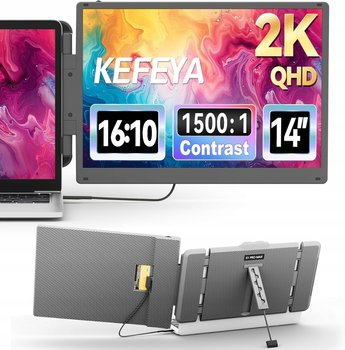 KEFEYA S1 PRO MAX Przenośny monitor 2K 14" IPS USB-C/HDMI 2160x1440 LCD - Inny producent