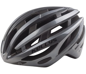 Kelly's, Kask rowerowy, Spurt grey, czarny, rozmiar M/L - Kellys