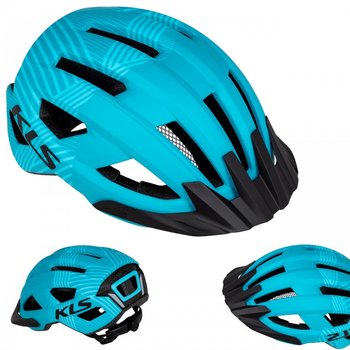 Kellys, Kask, Daze MTB z daszkiem, błękitny, rozmiar L/XL - Kellys