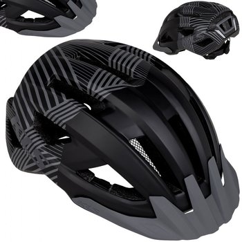 Kellys, Kask rowerowy, DAZE MTB z daszkiem, czarny, rozmiar L/XL - Kellys
