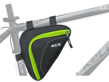 Kellys, Torebka na ramę, Wedge czarno-zielony, 900 ml - Kellys