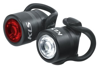 Kellys, Zestaw oświetlenia, IO black - Kellys