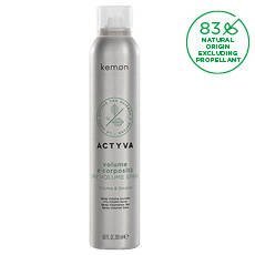 Kemon Actyva, Volume e Coposita Dry Volume Spray, Suchy Spray nadający włosom objętość i teksturę, 200ml - Kemon