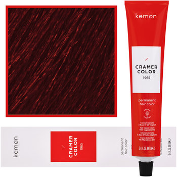 Kemon, Cramer Color, Kremowa farba do włosów z olejkami roślinnymi 6,55 Ciemny Głęboki Czerwony Blond, 100 ml - Kemon
