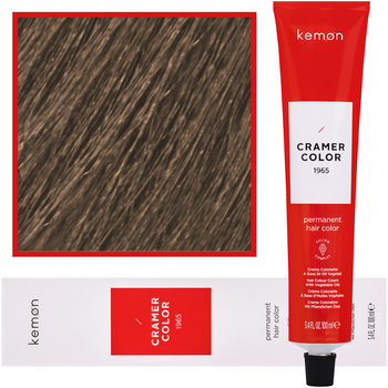 Kemon, Cramer Color, Kremowa farba do włosów z olejkami roślinnymi 8,008 Jasny Nordycki Super Naturalny Blond, 100 ml - Kemon