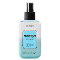Kemon Hair Care, Spray Dwufazowy Do Włosów Zniszczonych Nourish, 200ml Kemon
