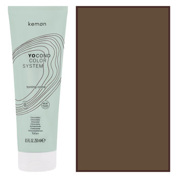 Kemon, Yo Cond Color System Toning, Odżywka koloryzująca do włosów wzmacnia kolor i pielęgnuje Czekolada, 250 ml - Kemon