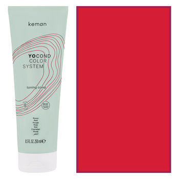 Kemon, Yo Cond Color System Toning, Odżywka koloryzująca do włosów wzmacnia kolor i pielęgnuje Czerwień, 250 ml - Kemon
