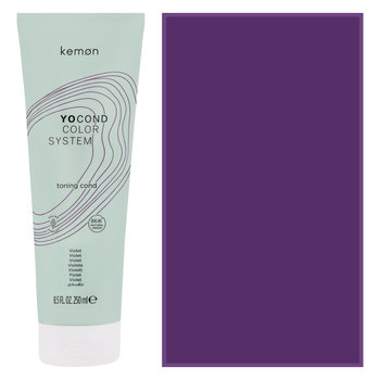Kemon, Yo Cond Color System Toning, Odżywka koloryzująca do włosów wzmacnia kolor i pielęgnuje Fiolet, 250 ml - Kemon