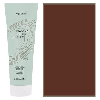 Kemon, Yo Cond Color System Toning, Odżywka koloryzująca do włosów wzmacnia kolor i pielęgnuje Kasztan, 250 ml - Kemon