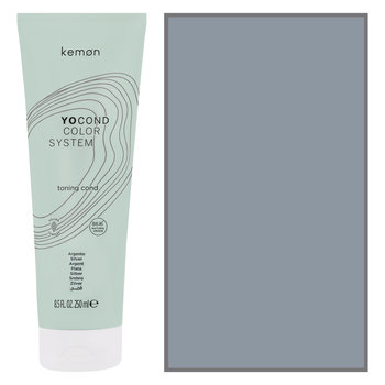 Kemon, Yo Cond Color System Toning, Odżywka koloryzująca do włosów, wzmacnia kolor i pielęgnuje Srebrny, 250 ml - Kemon