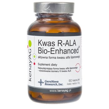 Kenay, Kwas R-ALA Bio-Enhanced, Suplement diety, 60 kaps. - Kenay