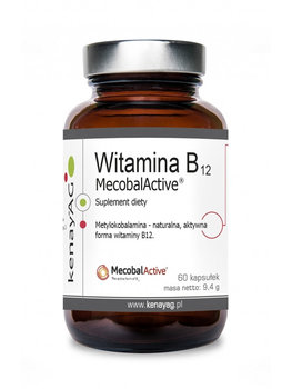 Kenay, Witamina B12 MecobalActive, Suplement diety, 60 kapsułek - Kenay