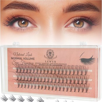 Kępki Rzęsy Eyelash San Francisco Normal Volume 14mm Naturalne Jedwabne - Lewer