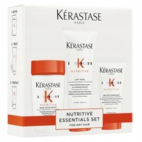 Kérastase Nutritive zestaw do włosów suchych szampon odżywka nektar Kerastase