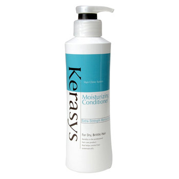Kerasys, Hair Clinic Moisturizing, nawilżająca odżywka do włosów suchych i zniszczonych, 400 ml - Kerasys
