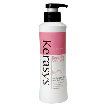 Kerasys, Hair Clinic Repairing, naprawiający uszkodzenia szampon do włosów suchych i zniszczonych, 400 ml - Kerasys