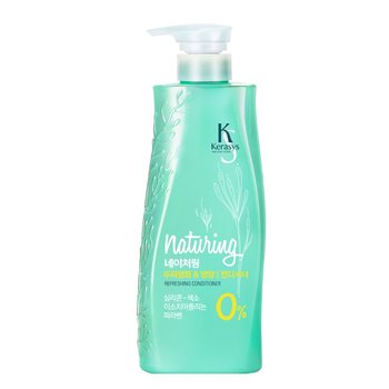 Kerasys, Naturing Refreshing, odświeżająca odżywka do włosów zniszczonych z algami morskimi i esencją cytrynową, 500 ml - Kerasys