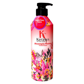 Kerasys, Perfume Blooming & Flowery, perfumowany szampon do włosów przetłuszczających się, 600 ml - Kerasys