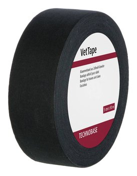 Kerbl Bandaż do racic VetTape, samoprzylepny, 50 m x 50 mm, czarny - Kerbl