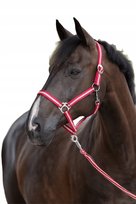 KERBL Kantar dla konia Hippo bordowy/beżowy, roz. Cob, Covalliero [328244]