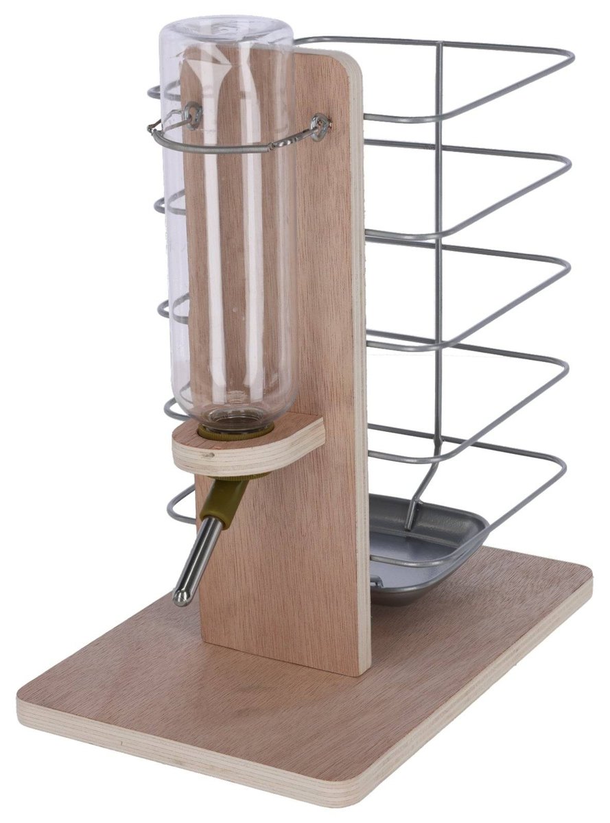 KERBL Kerbl Stojak 2W1 Paśnik Na Siano I Uchwyt Na Poidełko Dla Królików I Gryzoni