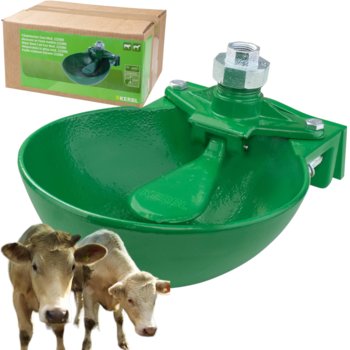 Kerbl Wytrzymałe Mocne Żeliwne Poidło dla Bydła i Koni PM-6 2000ml Zielone - Kerbl