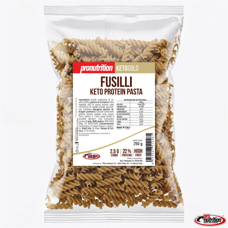 brak danych Keto Makaron Fusilli 250g - Pronutrition