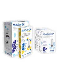 Ketometr Glukometr 2w1 Multisure GK pomiar glukozy ketonów + paski