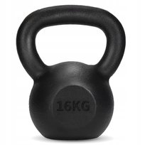 Kettlebell żeliwny 4FIZJO 16 kg