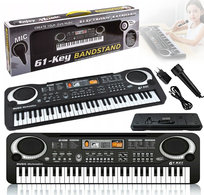 Keyboard Pianinko Organy Pianino Elektroniczne 61 Klawiszy Dla Dzieci + Mikrofon