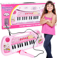 Keyboard Pianino Organy Dzieci Pianinko + Mikrofon Y153