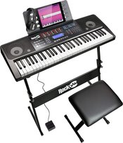 Keyboard /Rockjam 61 Kl Organy Słuchawki Zestaw Kit Inny producent