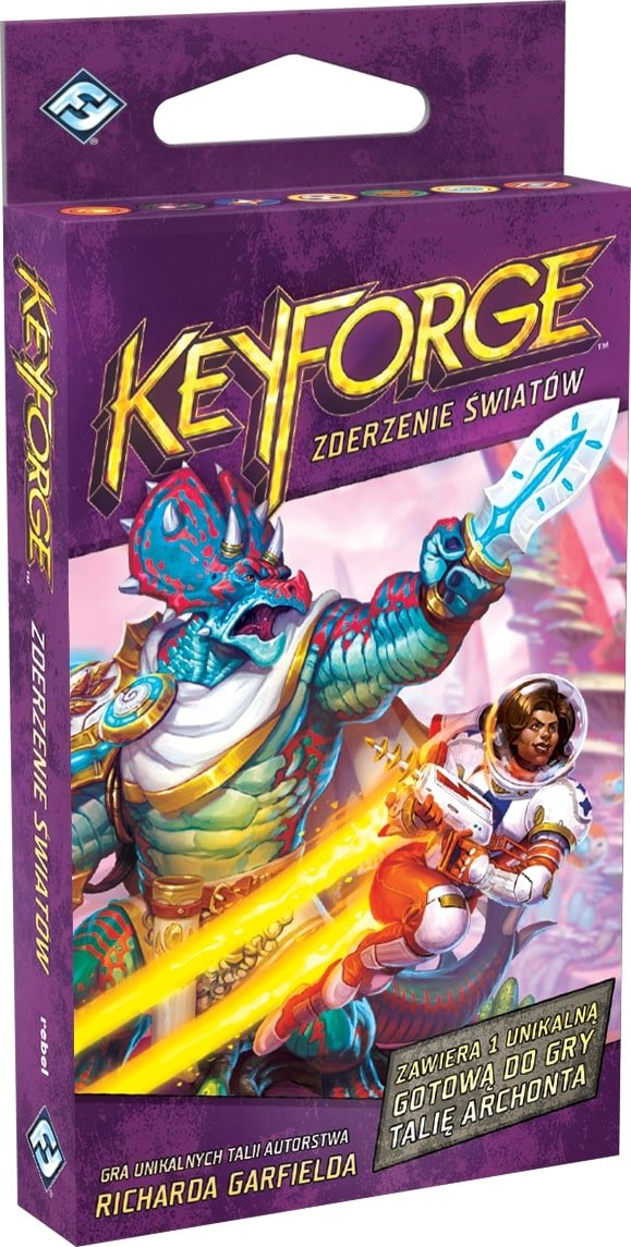 KeyForge Zderzenie Światów Talia Archonta, gra karciana, Rebel