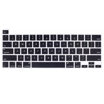 KeyGuard Osłona Na Klawiaturę MacBook Pro 16/ Pro 13 A2251/A2289/A2338 2020 (USA) (Black) - D-pro