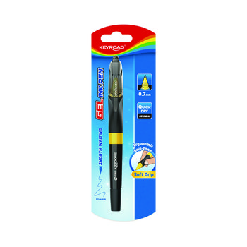 Keyroad, Długopis Smozzy Writer, 0,7mm., blister, mix kolorów - Keyroad