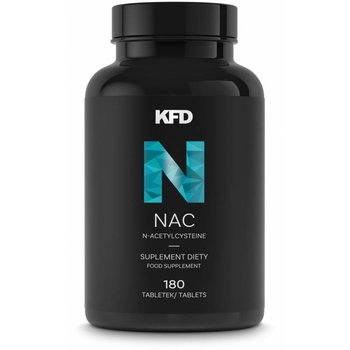 Kfd Nac – 180 Tabletek (N-Acetylocysteina) Regeneracja Dla Aktywnych Fizycznie - KFD