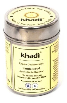 Khadi, maseczka sandałowa oczyszczająca, 50 g - Khadi