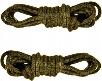 KHAKI Okrągłe Sznurówki do Butów Taktycznych Militarnych Sznurowadła 60 cm - Inna marka