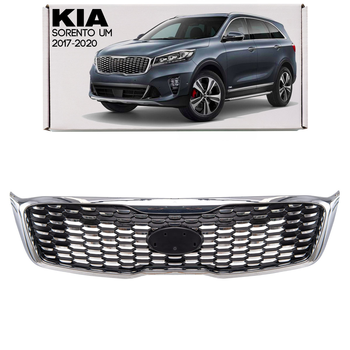 KIA SORENTO III UM 2017-2020 PO FACELIFTINGU GRILL PRZEDNI ATRAPA ...