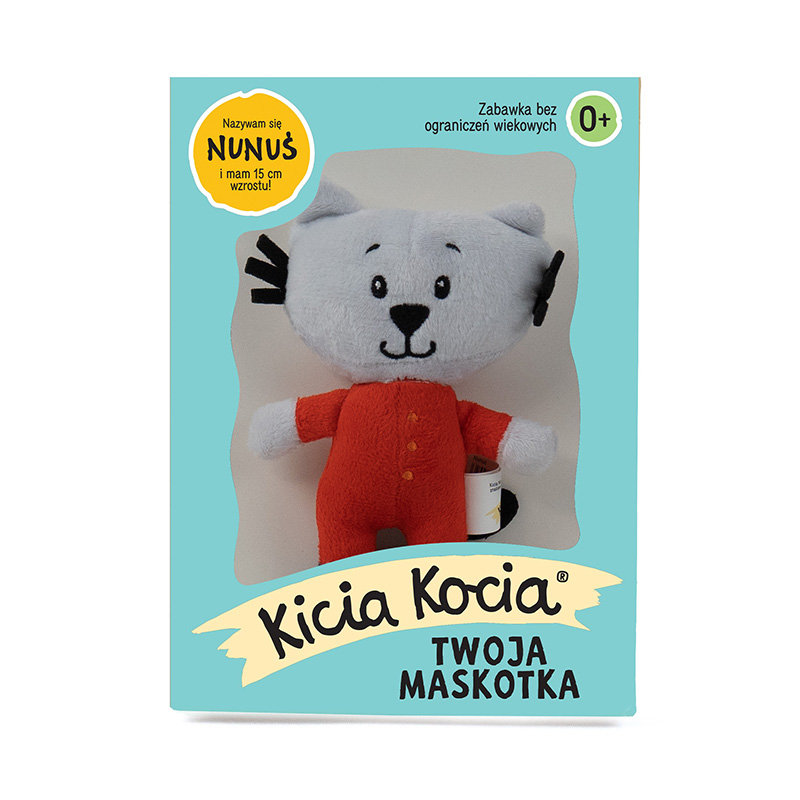 Фото - М'яка іграшка Kicia Kocia, Maskotka Nunuś w pudełku