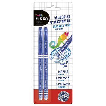 Kidea, Długopis wymazywalny niebieski, 2 sztuki - KIDEA