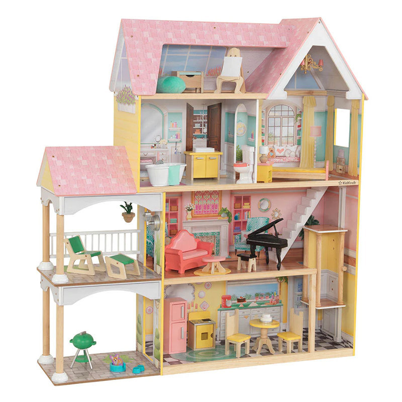 Zdjęcia - Wszystko dla lalek KidKraft Lola Mansion Drewniany domek dla lalek