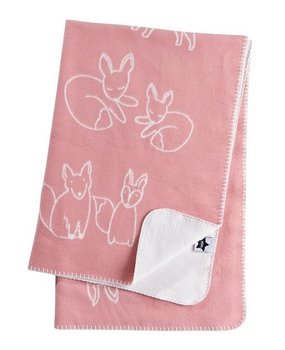 Kids Concept, Edvin, Koc dwustronny, 84x130 cm, Pink - Kids Concept