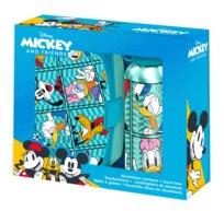Kids Euroswan, Mickey & Friends, zestaw bidon aluminiowy + śniadaniówka