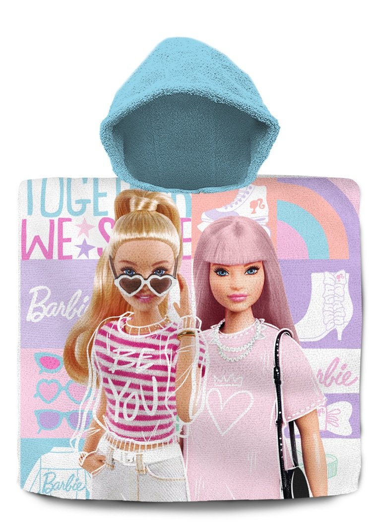 Zdjęcia - Ręcznik Barbie Kids Euroswan, Poncho Kąpielowe  120X60 Cm Bb00016 