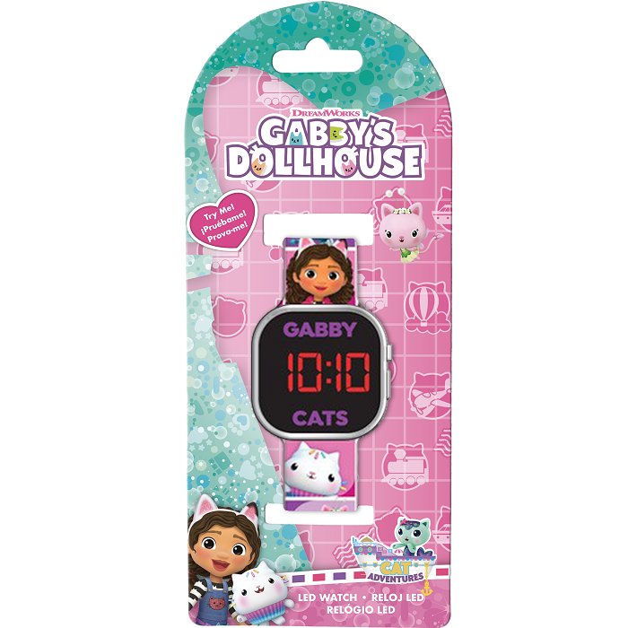 Kids Euroswan, PJ Mask, Zegarek cyfrowy ze światełkami LED - Kids